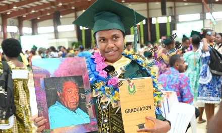 West Coast Santo graduate honours family support in graduation journey