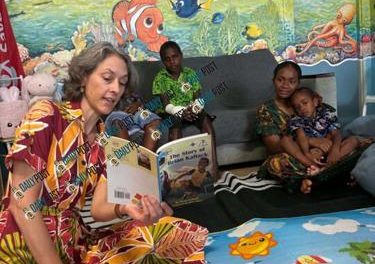 Books and Donations Bring Joy to VNH Children’s Ward